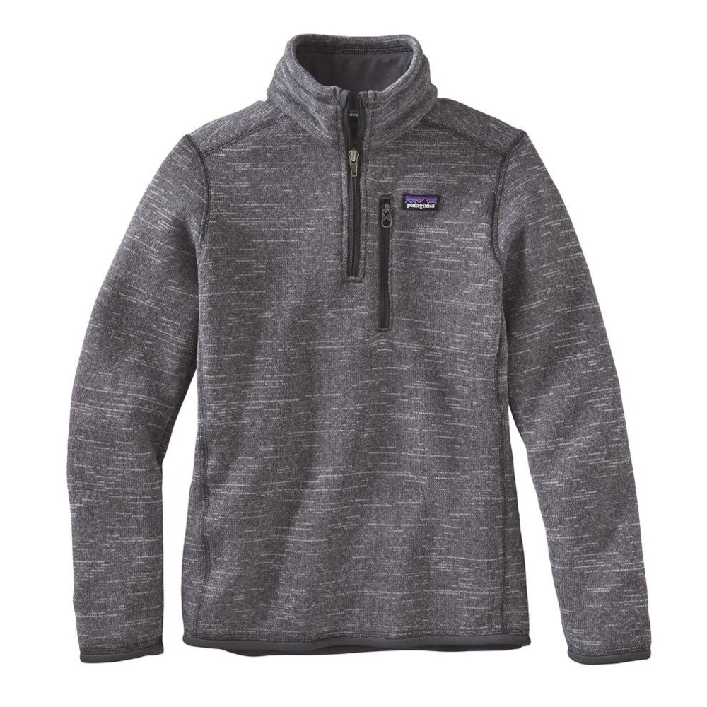 Patagonia‎ Kids Boys' Better Sweater 1/4 Zip Color Nickel Size Large